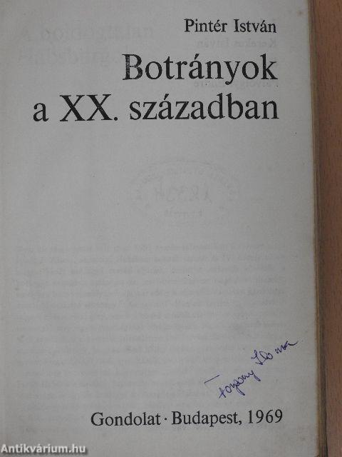 Botrányok a XX. században