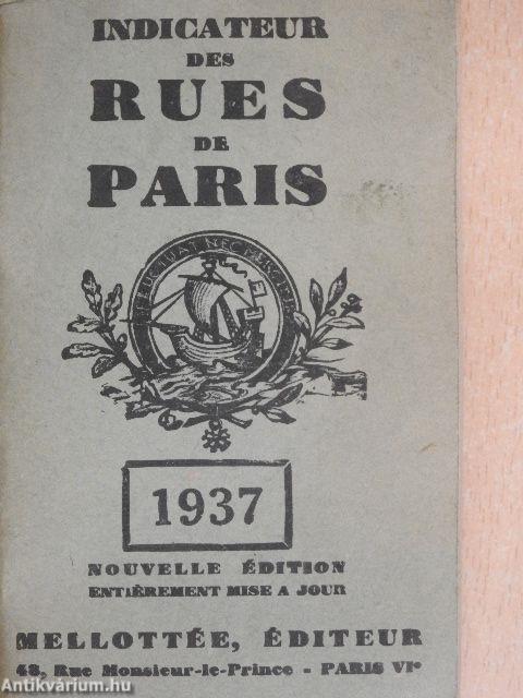 Indicateur des rues de Paris 