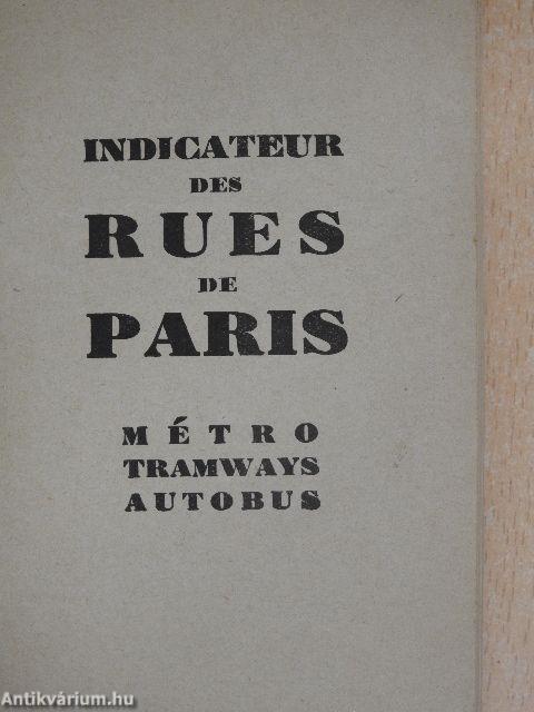 Indicateur des rues de Paris 