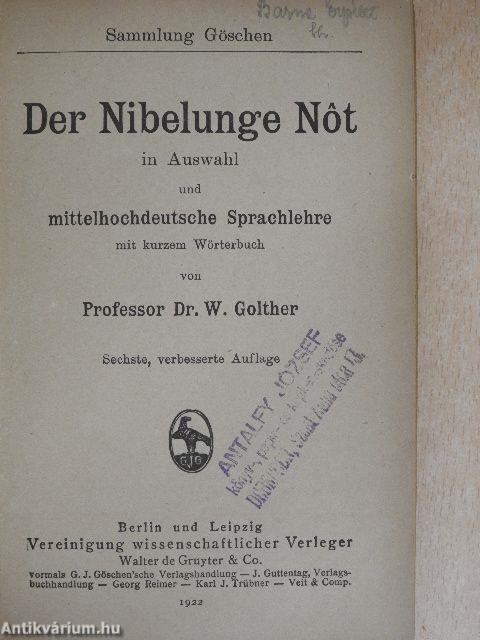 Der Nibelunge Not