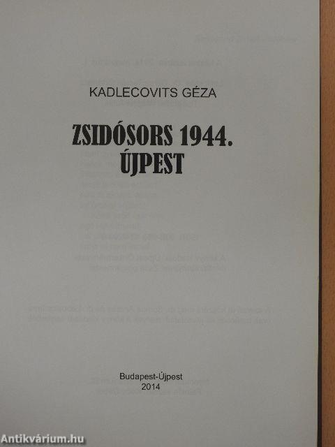 Zsidósors 1944.