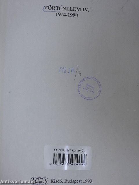 Történelem IV.