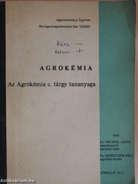 Agrokémia