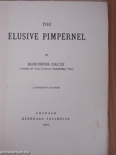 The Elusive Pimpernel