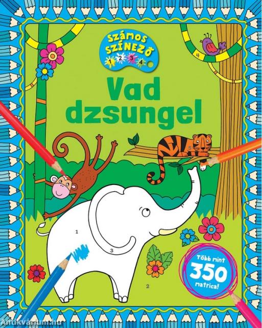 Vad dzsungel - számos színező