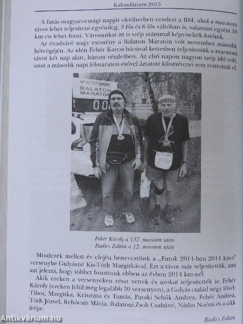 Kisújszállási Nagykun Kalendárium a 2015-es közönséges évre a város újratelepülésének 270. esztendejében