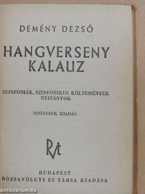 Hangverseny kalauz