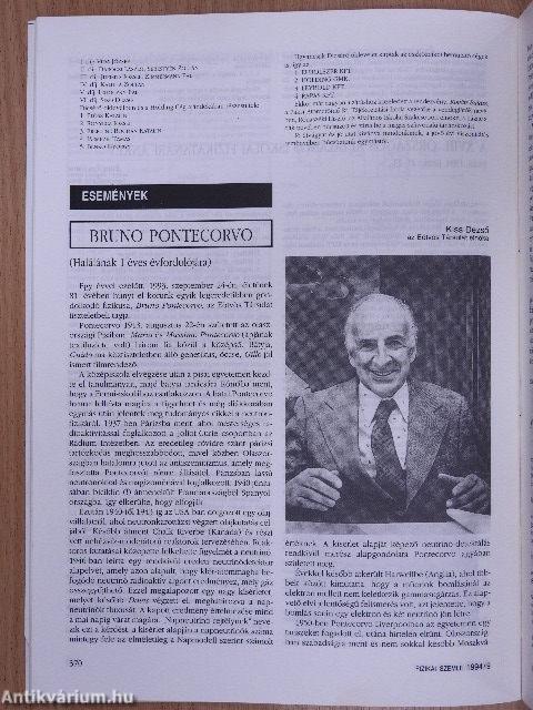 Fizikai Szemle 1994. szeptember