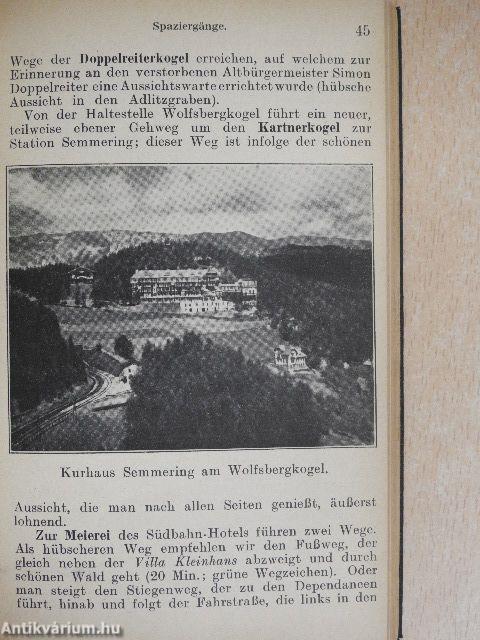 Illustrierter Führer nach und auf dem Semmering