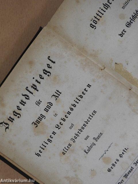 Jugendspiegel für Jung und Alt in heiligen Lebensbildern aus allen Jahrhunderten Der Monat Januar bis Juni 1872. (fél évfolyam) (gótbetűs)