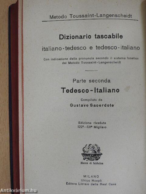 Taschenwörterbuch der italienischen und deutschen Sprache I-II.