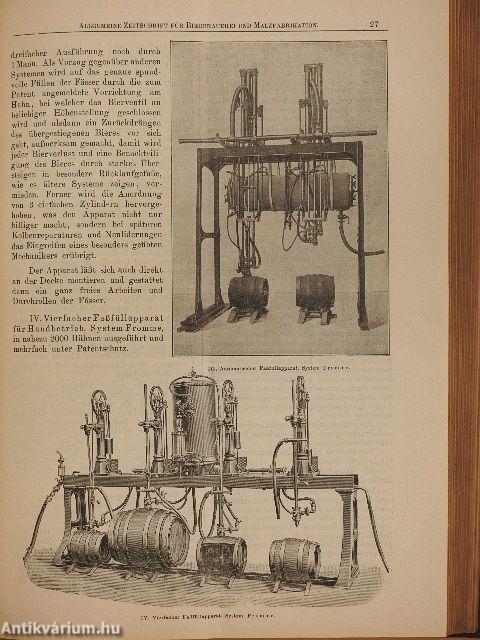 Allgemeine Zeitschrift für Bierbrauerei und Malzfabrikation 1904. (nem teljes évfolyam)