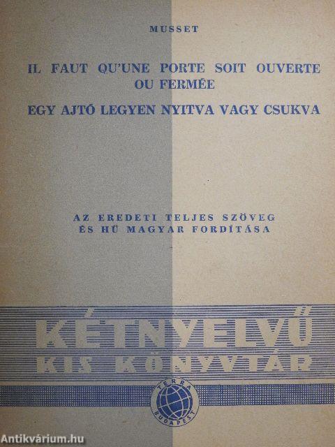 Egy ajtó legyen nyitva vagy csukva