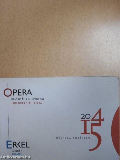 Opera Műsorkalendárium 2014-2015