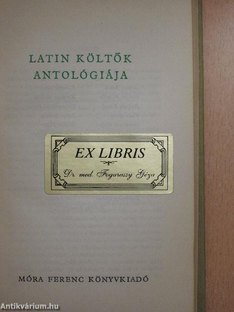 Latin költők antológiája