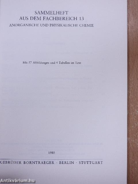 Sammelheft aus dem Fachbereich 13.
