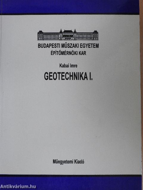 Geotechnika I.