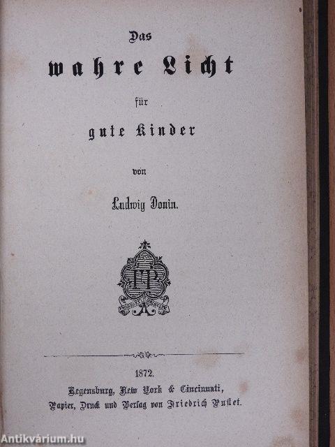 Jugendspiegel für Jung und Alt in heiligen Lebensbildern aus allen Jahrhunderten Der Monat Januar bis Juni 1872. (fél évfolyam) (gótbetűs)