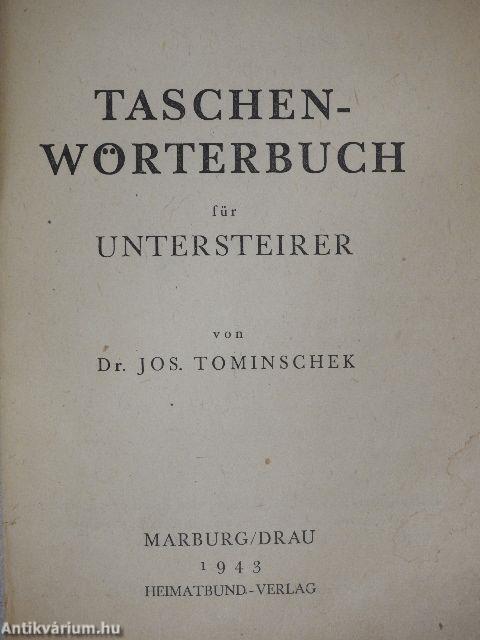 Taschenwörterbuch für Untersteirer