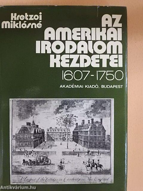 Az amerikai irodalom kezdetei (1607-1750)