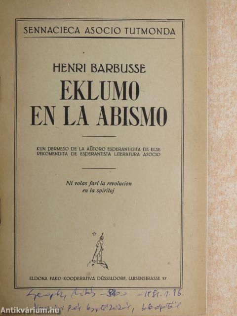 Eklumo en la Abismo