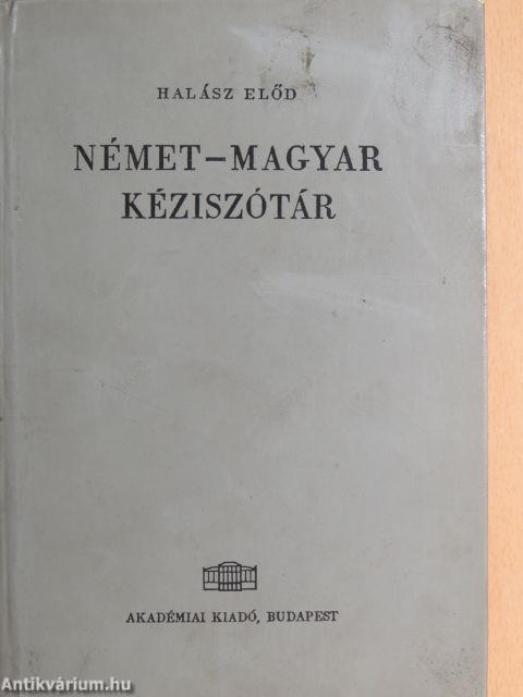 Német-magyar kéziszótár