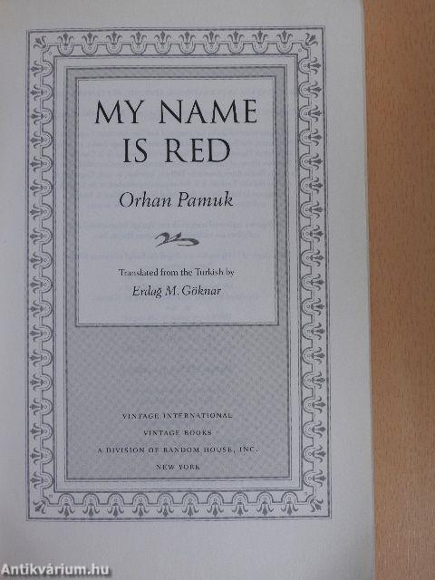 My name is red