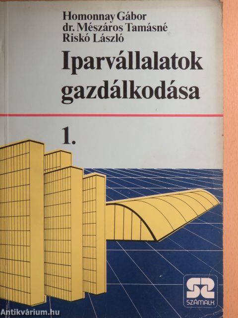 Iparvállalatok gazdálkodása 1.