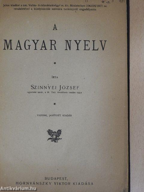 A magyar nyelv