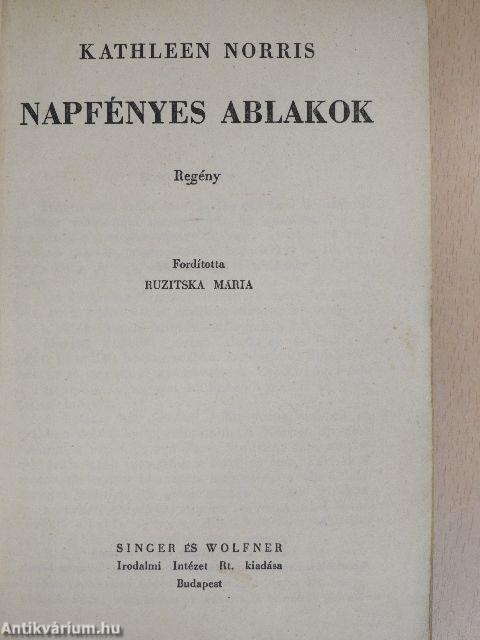 Napfényes ablakok