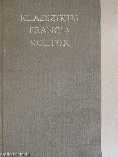 Klasszikus francia költők I. (töredék)