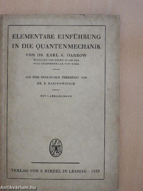 Elementare Einführung in die Quantenmechanik