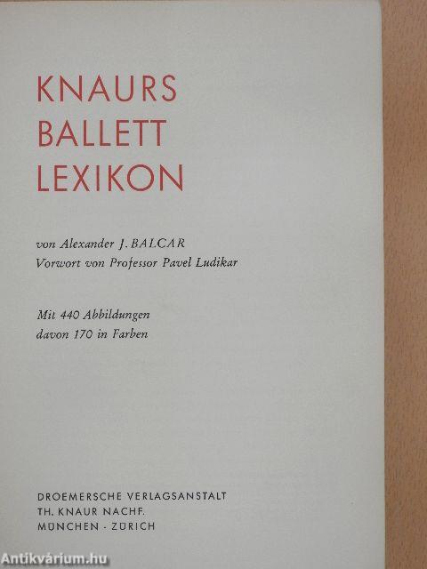 Knaurs Ballett Lexikon