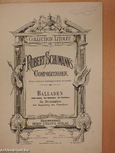 Robert Schumann's Compositionen - Balladen