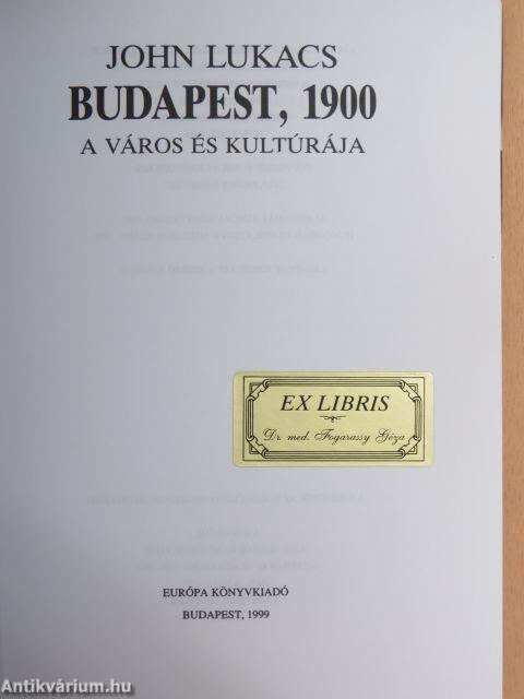 Budapest, 1900