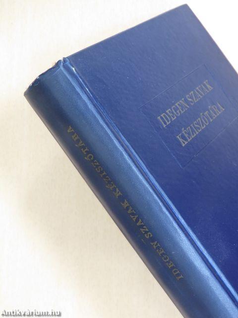 Idegen szavak kéziszótára