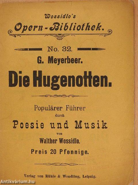 Die Hugenotten (gótbetűs)