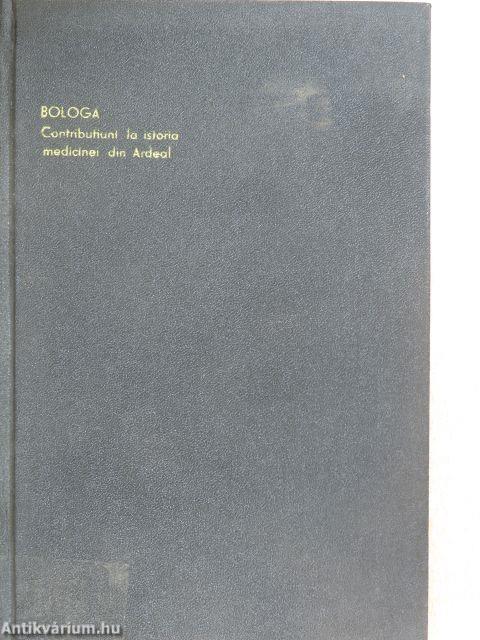 Contributiuni la Istoria Medicinei din Ardeal