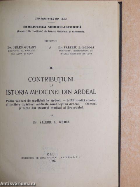 Contributiuni la Istoria Medicinei din Ardeal