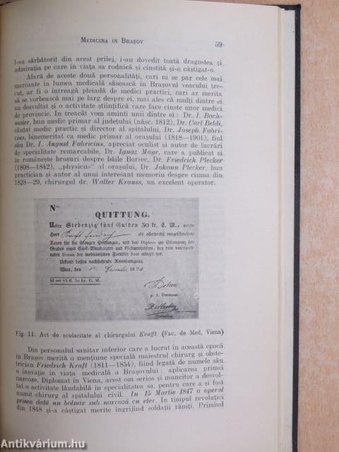 Contributiuni la Istoria Medicinei din Ardeal