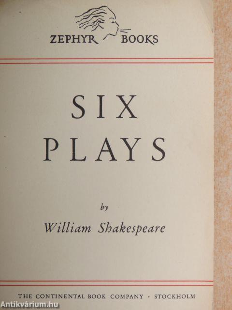 Six Plays of Shakespeare