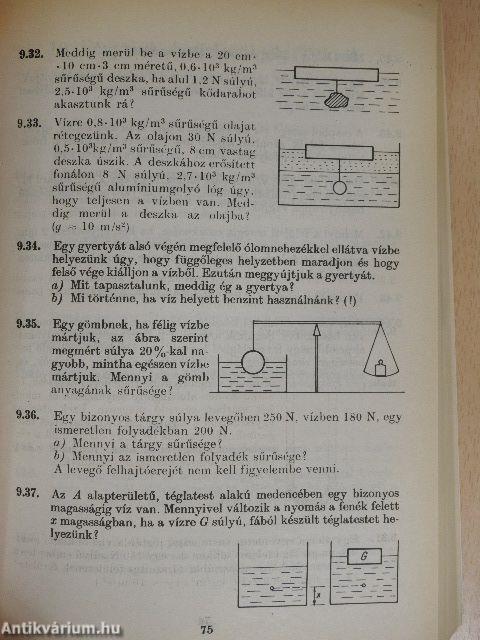 Fizikai feladatok I-II.