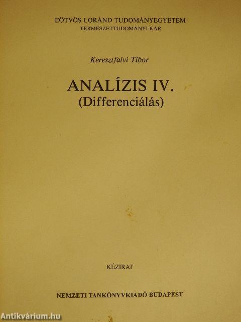 Analízis IV.