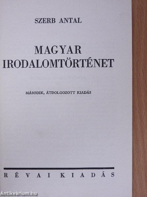 Magyar irodalomtörténet I-II.