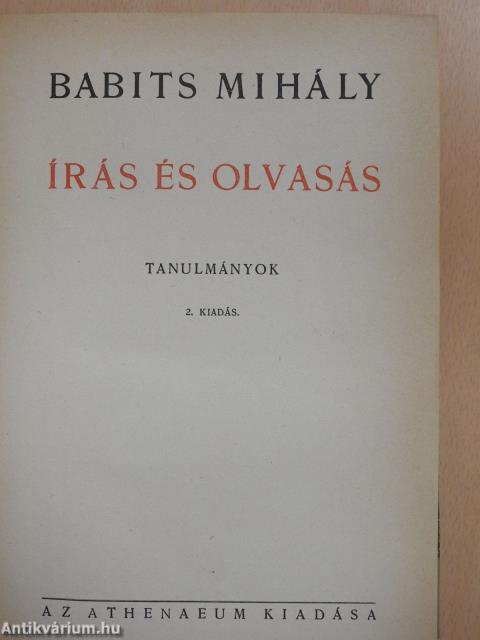 Írás és olvasás