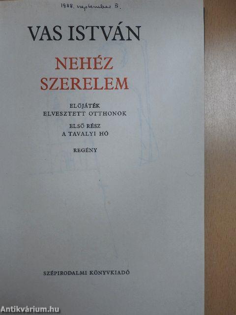 Nehéz szerelem I-IV.