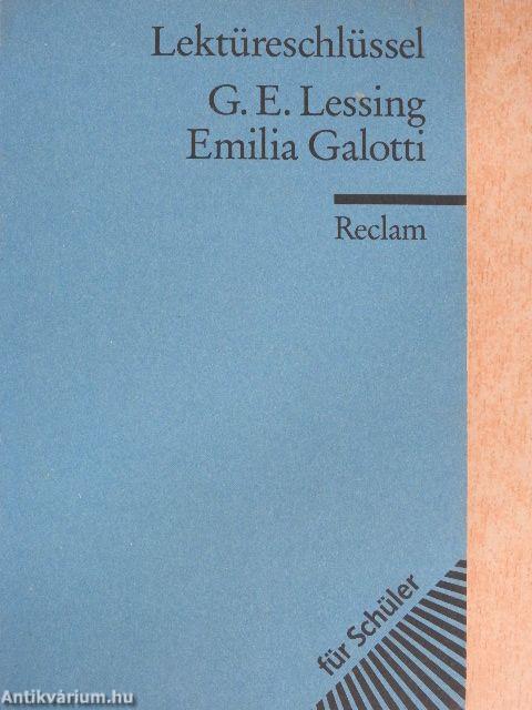 Gotthold Ephraim Lessing - Emilia Galotti