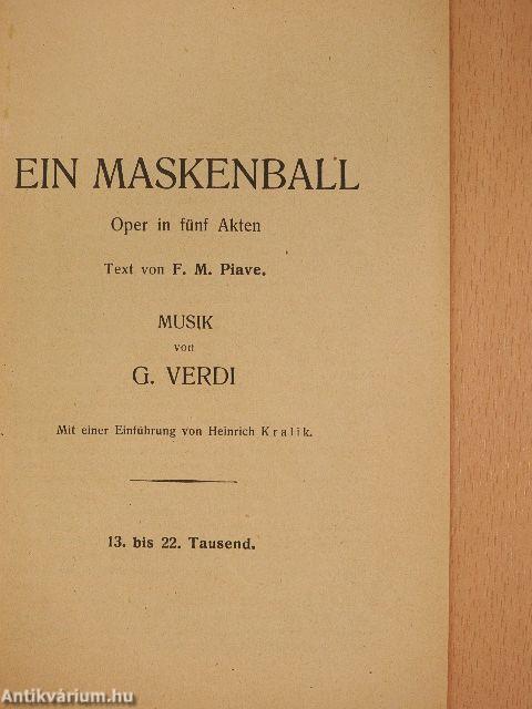 Ein Maskenball