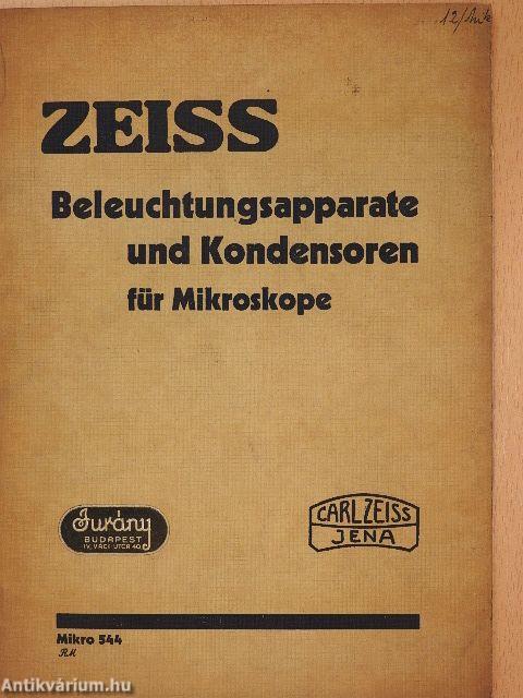 ZEISS - Beleuchtungsapparate und Kondensoren für Mikroskope