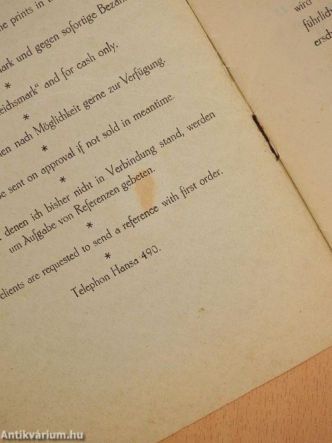 Moderne Graphik - Etchings-Drawings